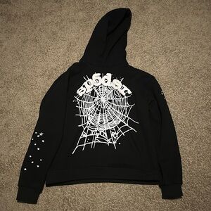 Sp5der OG Web Hoodie ‘Black’ 2024